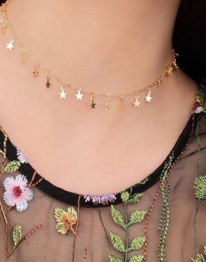 Choker estrellas