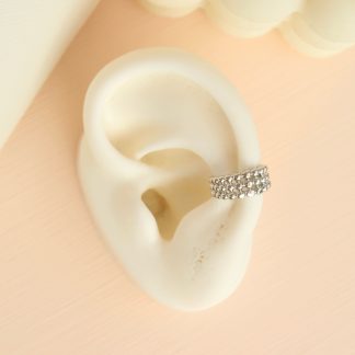 Ear cuff balines triple silver