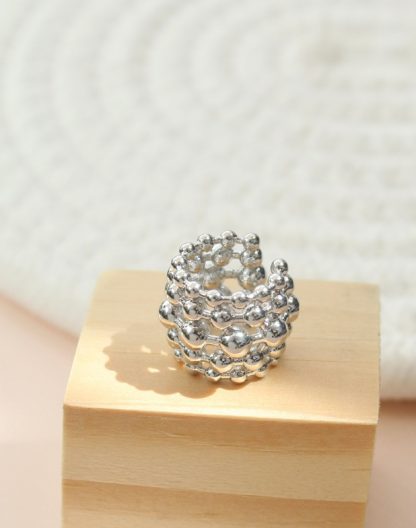 Ear cuff maxibalines SILVER