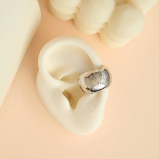 Ear cuff espejo silver