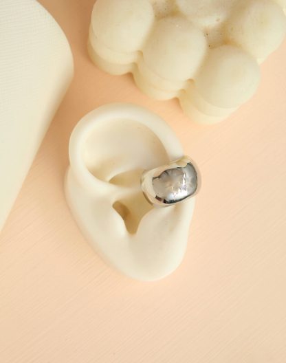 Ear cuff espejo silver