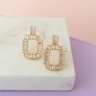 Topos rectangular blanco