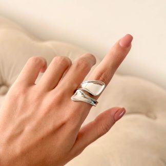 Anillo chunky silver GRISELDA