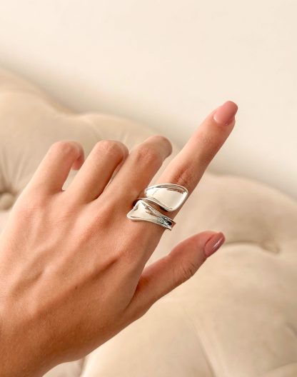 Anillo chunky silver GRISELDA