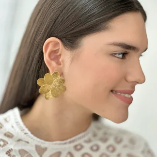 Aretes pétalos