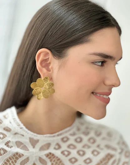 Aretes pétalos