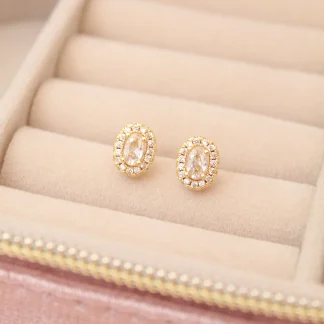 Topos oval gold