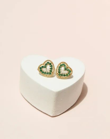 Topos corazón verde