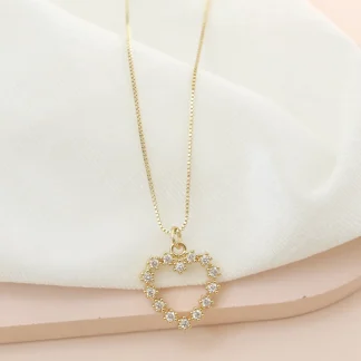 Cadena corazón circones