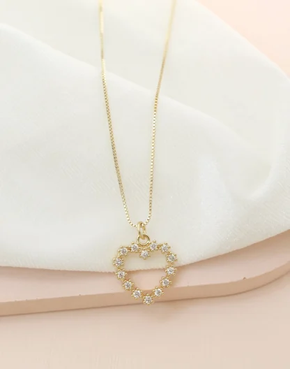 Cadena corazón circones