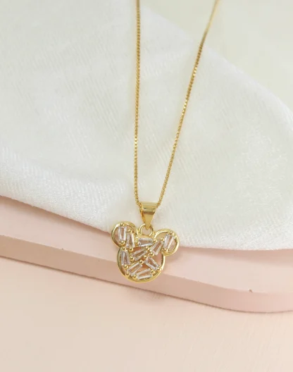 Cadena silueta mickey
