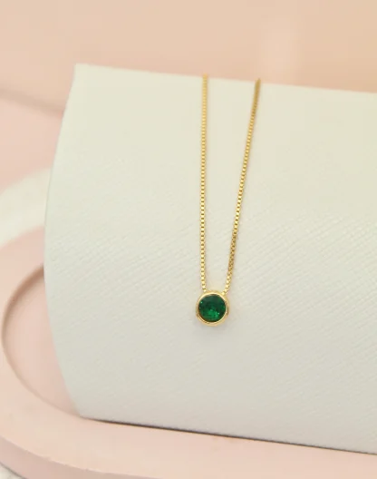 Cadena circón verde