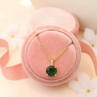 Cadena circón verde