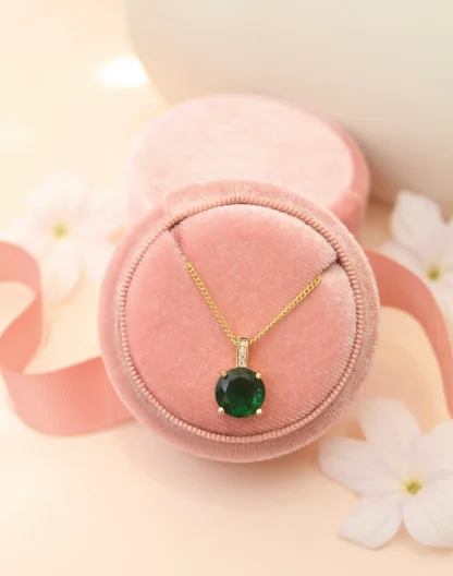 Cadena circón verde