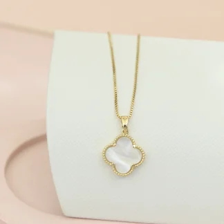 Cadena trébol blanco
