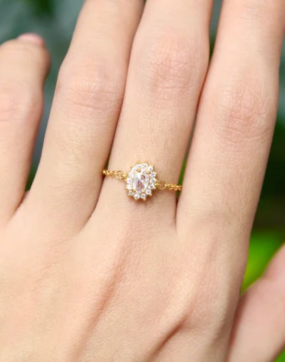 Anillo cadena ajustable