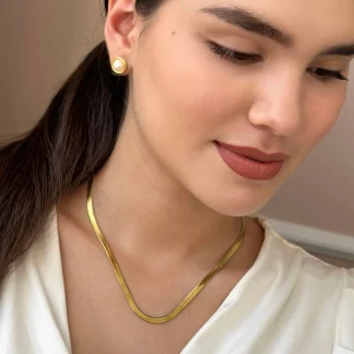 Cadena plana gold