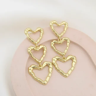 Aretes corazones