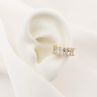 Ear cuff baguette cristal