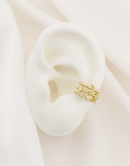 Ear cuff luna-estrella-sol