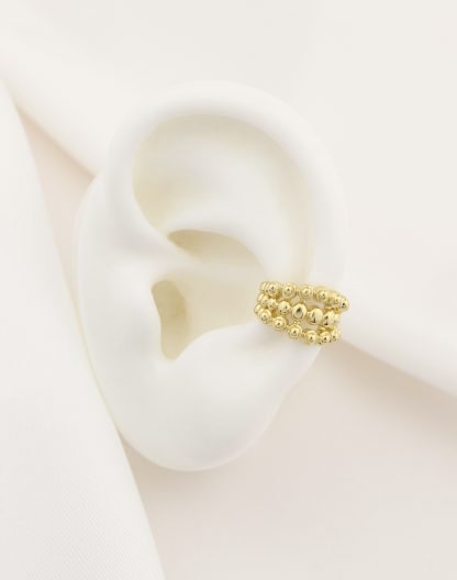 Ear cuff triple balín