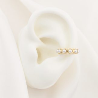 Ear cuff perlitas