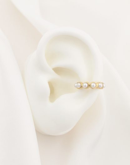 Ear cuff perlitas