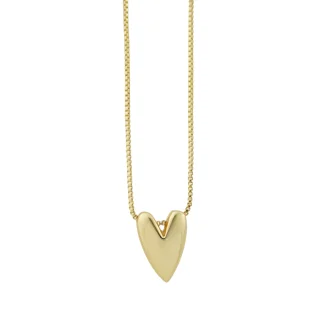 Cadena corazón liso
