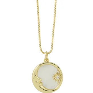 Cadena luna nácar