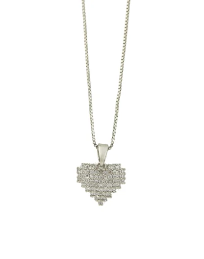 Cadena corazón microcircones