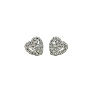 Topos corazón silver