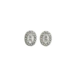 Topos oval silver
