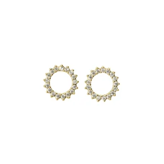Topos círculo gold