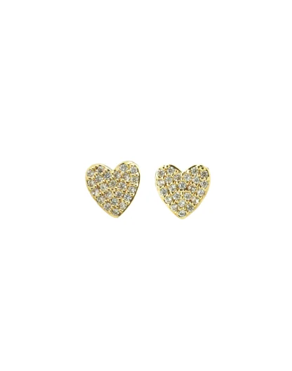Topos corazón gold