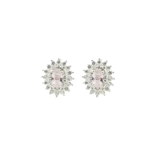 Topos oval rosa