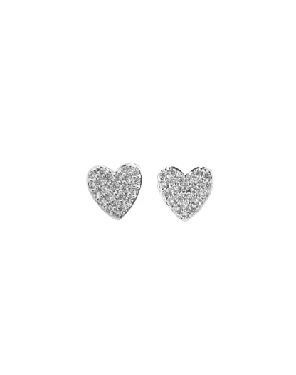 Topos corazón silver